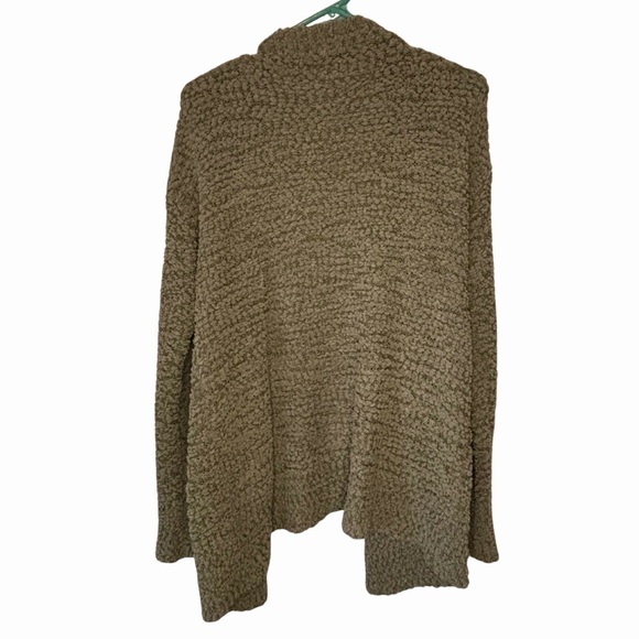 3/$20 Racheal Green Textured Open Front Long Sleeve Cardigan - Picture 2 of 4